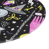  bruin-oranje tartan plaid. snijplank (Hoek)