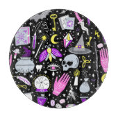  bruin-oranje tartan plaid. snijplank (Voorkant)