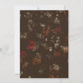 Bruin Oranje  varken Roast Kaart (Achterkant)