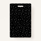 Bruin owl Golden Eyes Blue Ketting Stars Moon Badge (Achterkant)