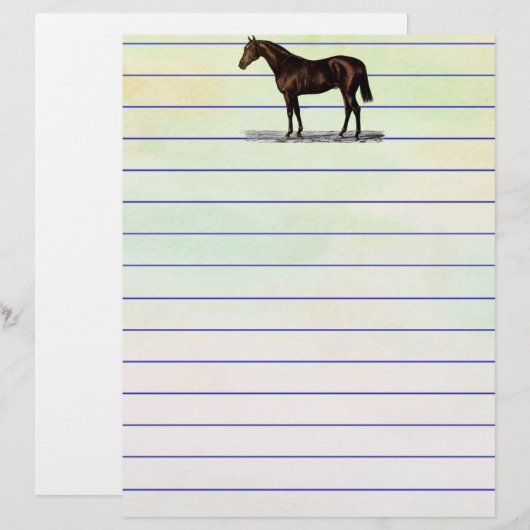 Bruin paard (Voorkant / Achterkant)