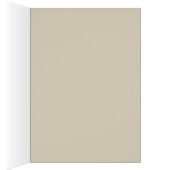 Bruin paard, blanco in Wenskaart (Binnen (Rechts))