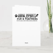 Bruin Paard, Bogen en Schuren Rustieke Kerstmis Feestdagen Kaart (Achterkant)