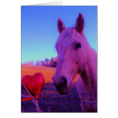 Bruin paard en rood hart (Voorkant)