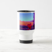 Bruin paard en rood hart reisbeker (Center)