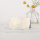 Bruin paard in een winterbos met sneeuwval plaatskaartje (Achterkant)