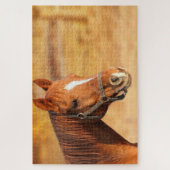 Bruin paard legpuzzel (Verticaal)