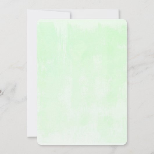  bruin paard lekt in gras save the date (Achterkant)