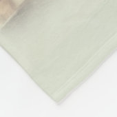 Bruin paard met Halter Fleece Deken (Hoek)