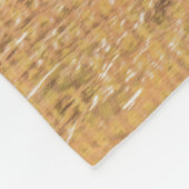 Bruin paard met Halter op oud hout Fleece Deken (Hoek)