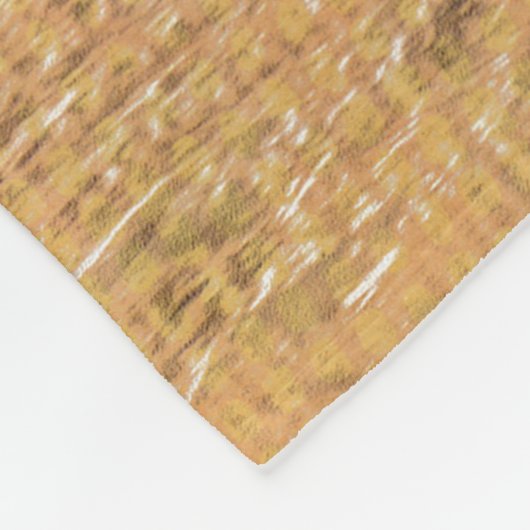 Bruin paard met Halter op oud hout Fleece Deken (Hoek)