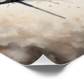 Bruin Paard nr. 4 Perfect Poster (Hoek)