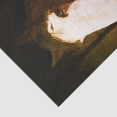 Bruin paard op Boerderij Gewoon een meisje dat van Tissuepapier (Detail)