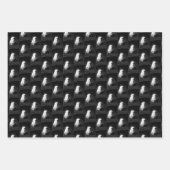 Bruin paard op Boerderij, pakpapier 3 vellen (Voorkant 3)