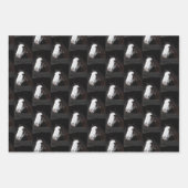 Bruin paard op Boerderij, pakpapier 3 vellen (Voorkant)