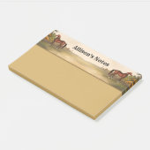 Bruin Paard Post-it® Notes (Schuin)