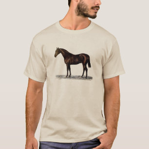 Bruin paard t-shirt