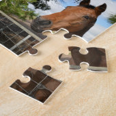 Bruin Paarden Foto-collage Legpuzzel (Zijkant)