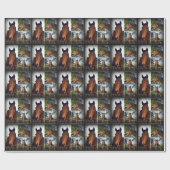 Bruin paardenfotocollage, papier voor het oppakken (Vlak)