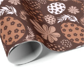 Bruin paaspakpapier cadeaupapier (Rol Hoek)