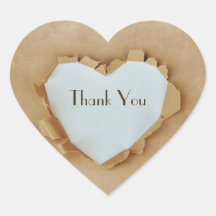 Bruin Papaver Rustic Heart Wedding Party