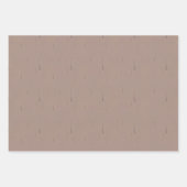 Bruin papier en kartonnen realistisch cadeautje inpakpapier vel (Voorkant)