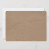 Bruin papier geïnspireerd wit reukmonoklonaal kaart (Achterkant)