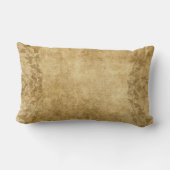 Bruin  papier, perkamentwijnstokken PLdesign Kussen (Achterkant)