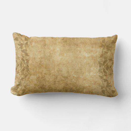 Bruin  papier, perkamentwijnstokken PLdesign Kussen (Voorkant)