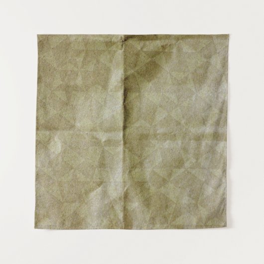 Bruin papier rimpel. Zet het papier omhoog. Achter Wandkleed (Voorkant (horizontaal))