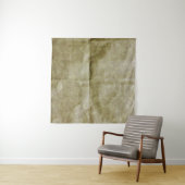 Bruin papier rimpel. Zet het papier omhoog. Achter Wandkleed (In Situ (horizontaal))