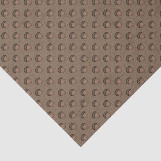 Bruin papier voor gebundelde weefsels (Detail)