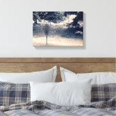 Bruin Park Mand #18 Canvas Afdruk (Insitu (Slaapkamer))