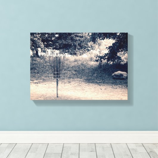 Bruin Park Mand #18 Canvas Afdruk (Insitu (Houten vloer))