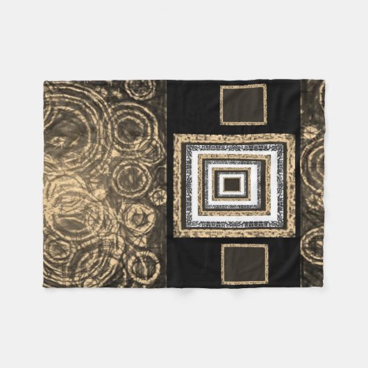 bruin pasley douane fleece deken (Voorkant (Horizontaal))