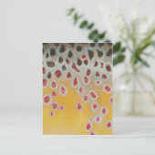 Bruin patroon briefkaart (Staand voorkant)