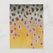 Bruin patroon briefkaart (Voorkant)