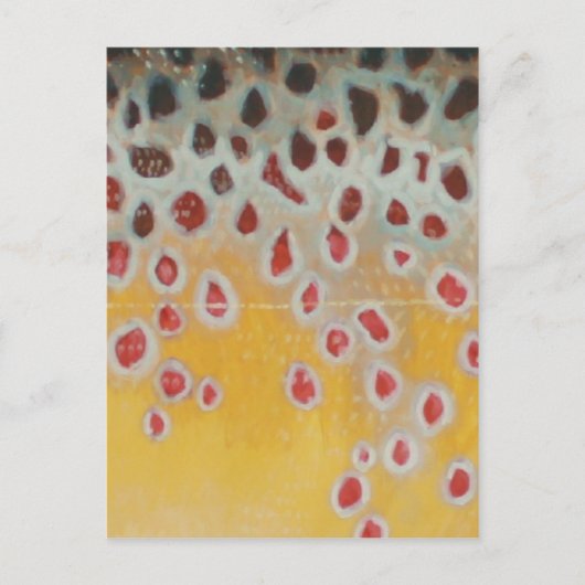 Bruin patroon briefkaart (Voorkant)