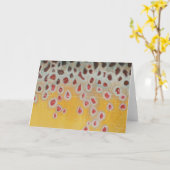 Bruin patroon kaart (Gele Bloem)
