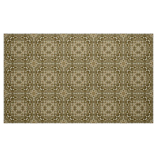 Bruin  patroon op stof (Fat Quarter)