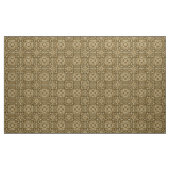 Bruin  patroon op stof (Yard (91,4 cm))