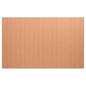Bruin patroon van visroden stof (Yard (91,4 cm))