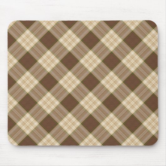 Bruin patroonpatroon muismat (Voorkant)