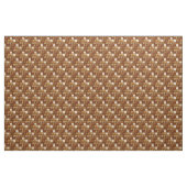 Bruin patroonweefsel stof (Yard (91,4 cm))