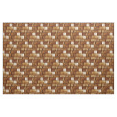 Bruin patroonweefsel stof (Fat Quarter)