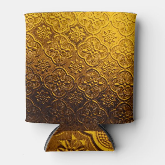 Bruin Patterned Spiegel Room Decor. Blikjeskoeler (Voorkant)
