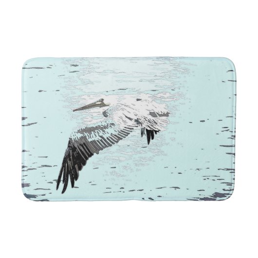 Bruin Pelican Bird Wildlife Animal Beach Mat (Voorkant)
