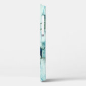 Bruin Pelican in winterkleuren Abstract design-as Case-Mate iPhone Case (Achterkant / Links)