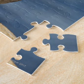 Bruin Pelican met open mond Legpuzzel (Zijkant)