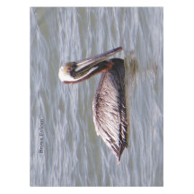 Bruin Pelikaan tafelkleed